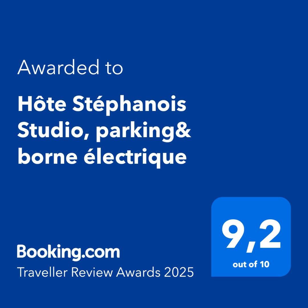 Hote Stephanois Studio, Parking& Borne Electrique แซงต์-เอเตียน ภายนอก รูปภาพ
